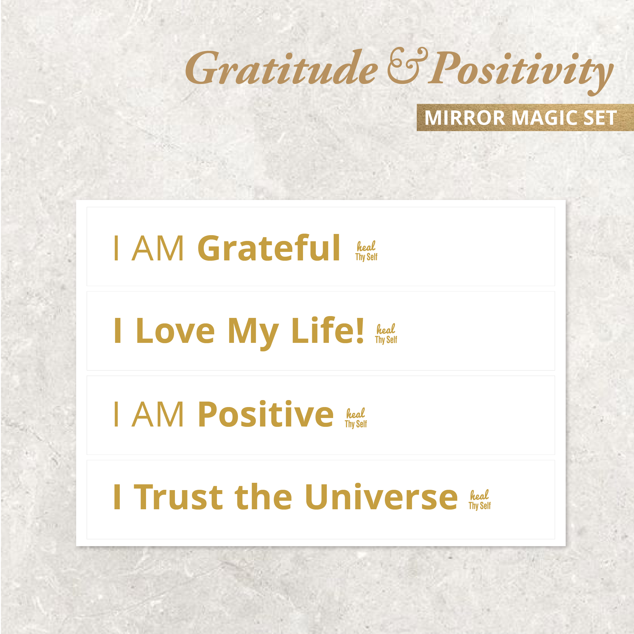Mirror Magic Stickers (4 Stickers in each Pack)